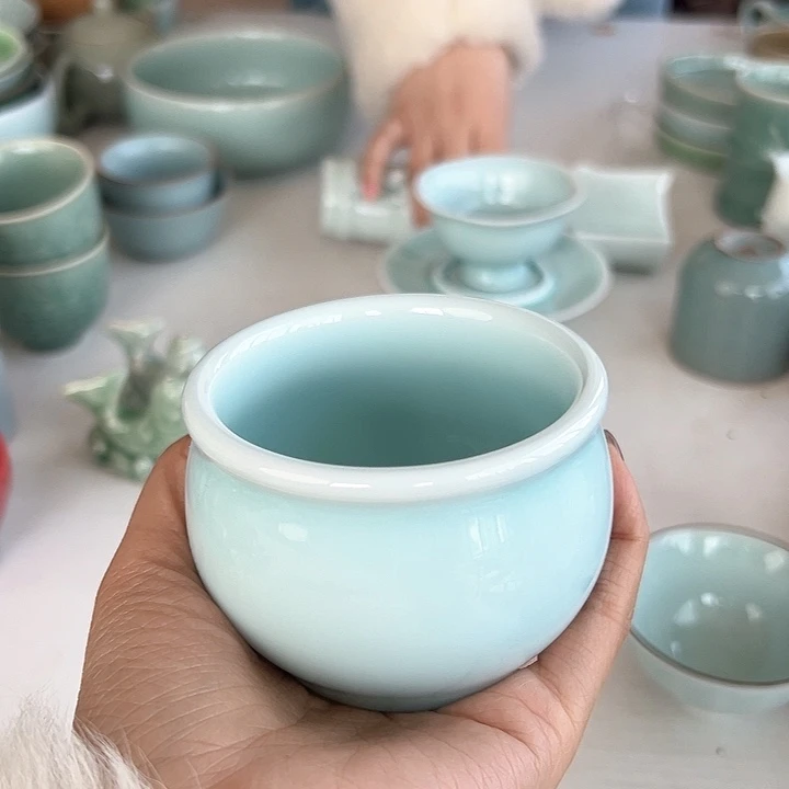 小米茶器龙泉青瓷