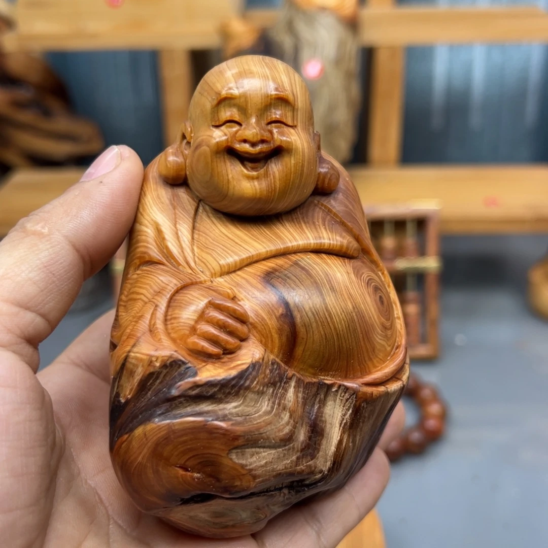 用***9木崖柏木摆件手把件