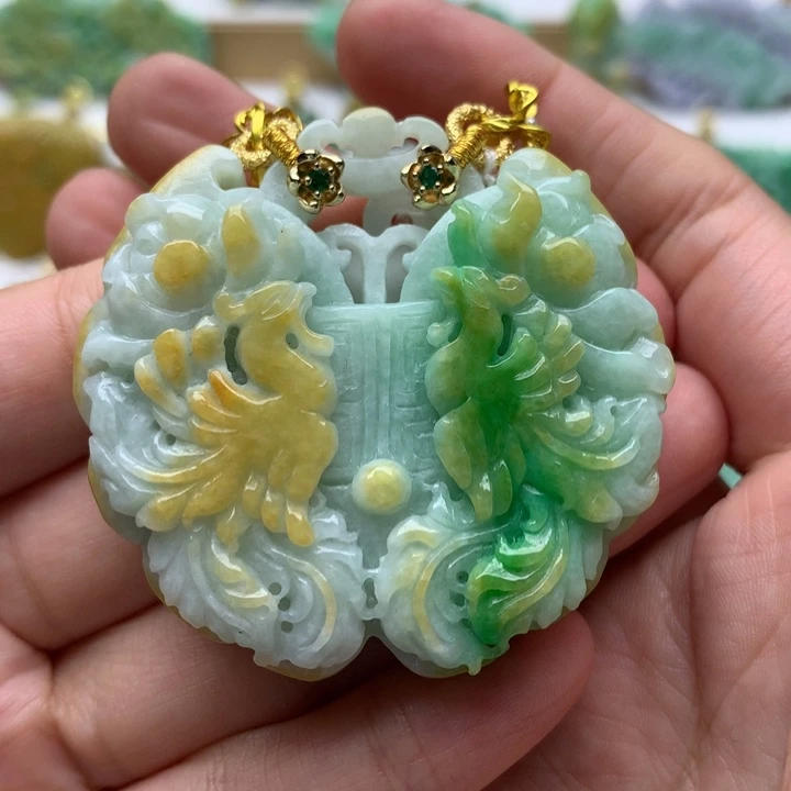 颈饰未镶嵌翡翠翡翠