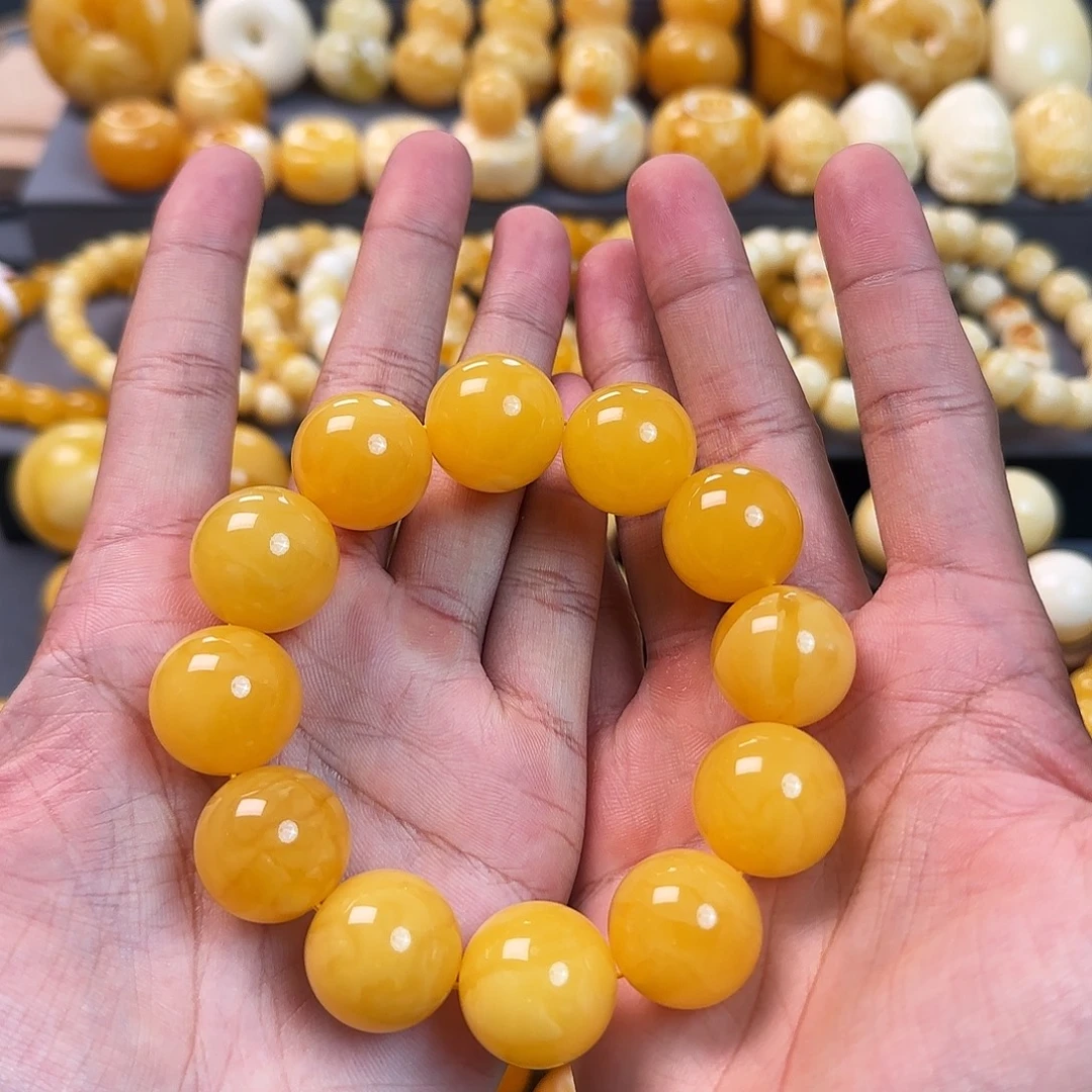 琥珀未镶嵌珠宝奇石20mm