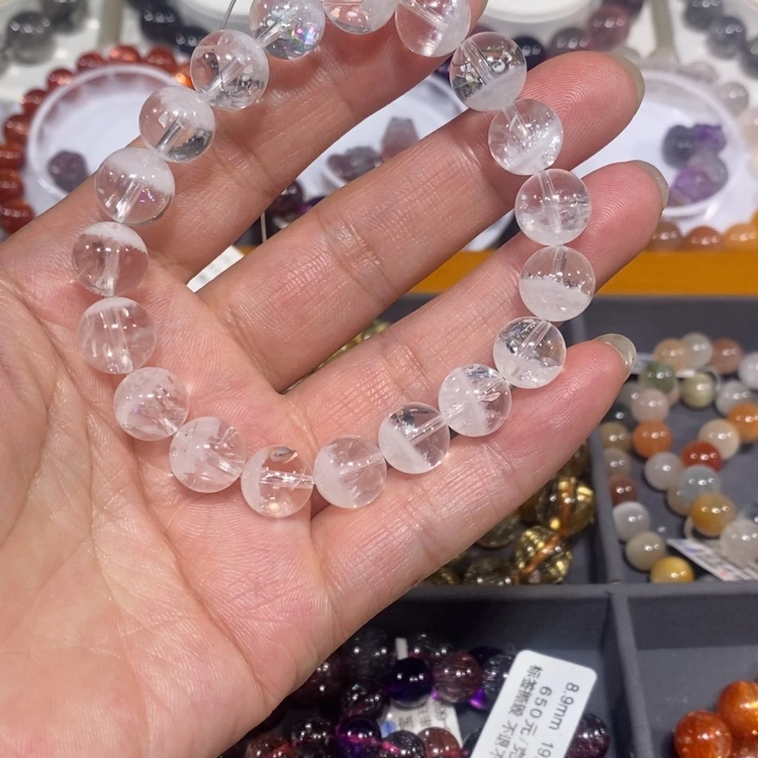 水晶手链未镶嵌白幽灵10