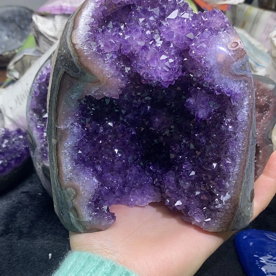 紫晶大型摆件（非配饰）未镶嵌