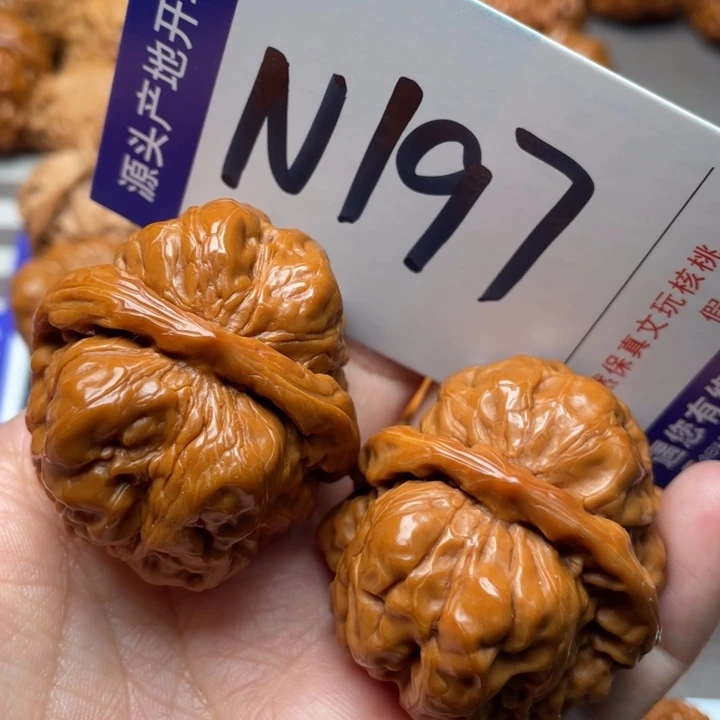 文玩核桃把件蛙蛙40尺
