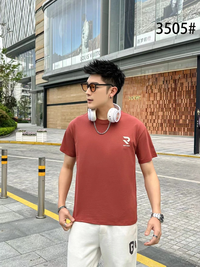 NKTN/耐肯特.男士短袖t恤夏季薄款印花纯棉百搭宽松圆领上衣