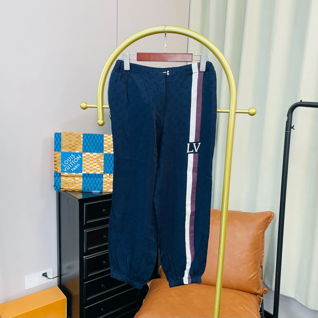 99新 LouisVuitton/路易威登 黑色暗纹满印长裤 36码 99新