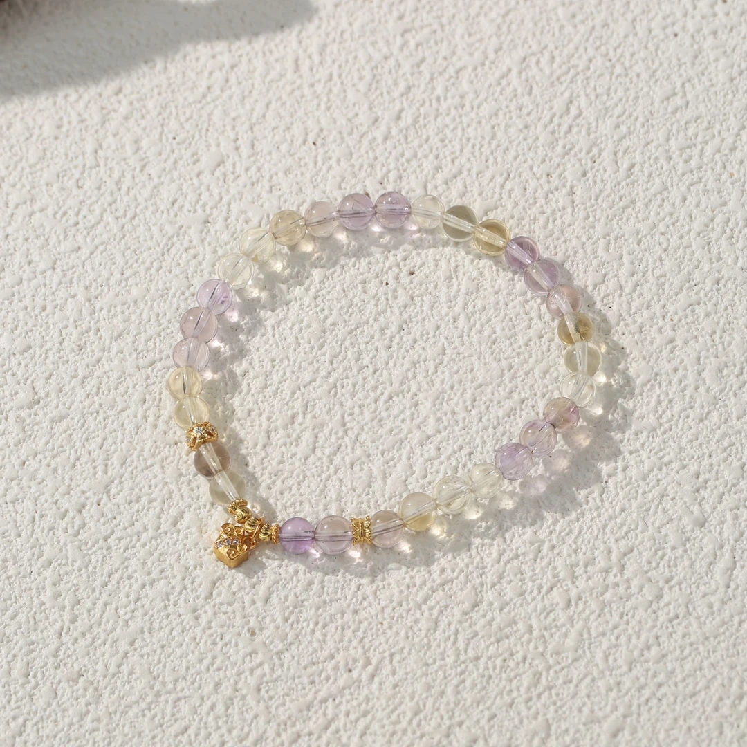 【才智双收】 水晶手串（天然珠宝多样性发其一）