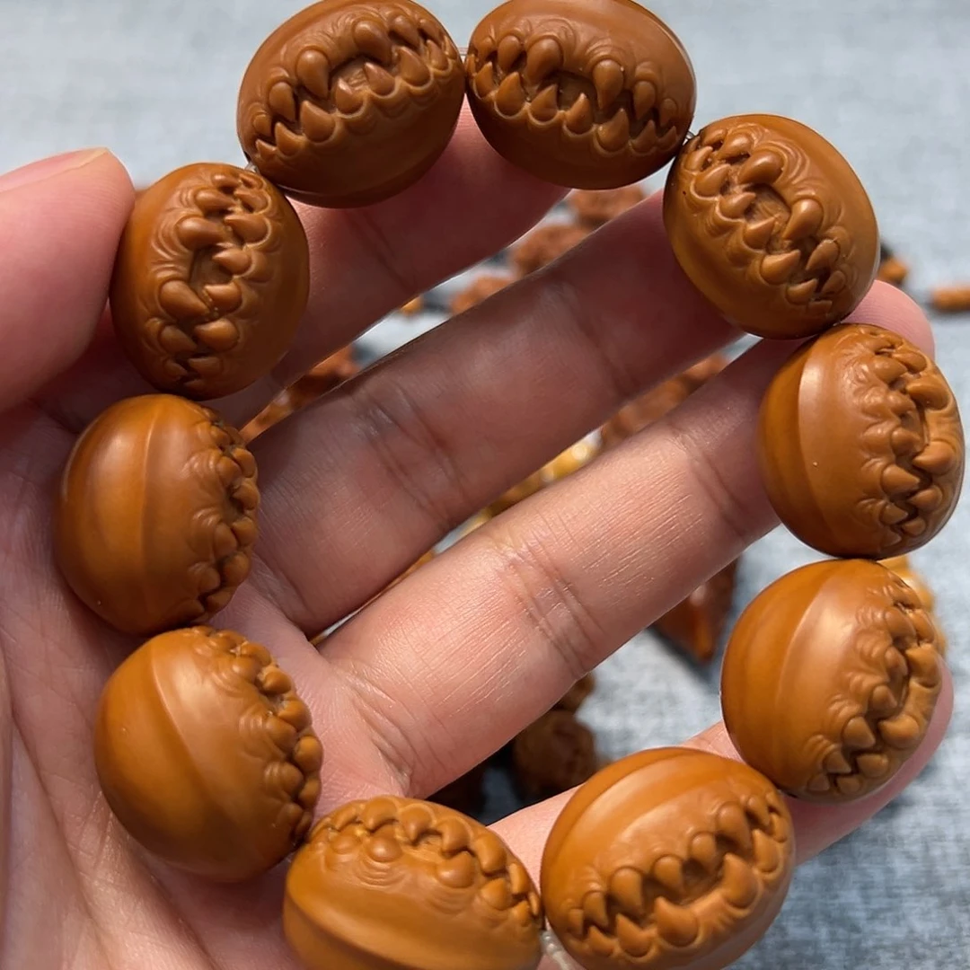 橄榄核手串/手链橄榄核雕吞噬手串