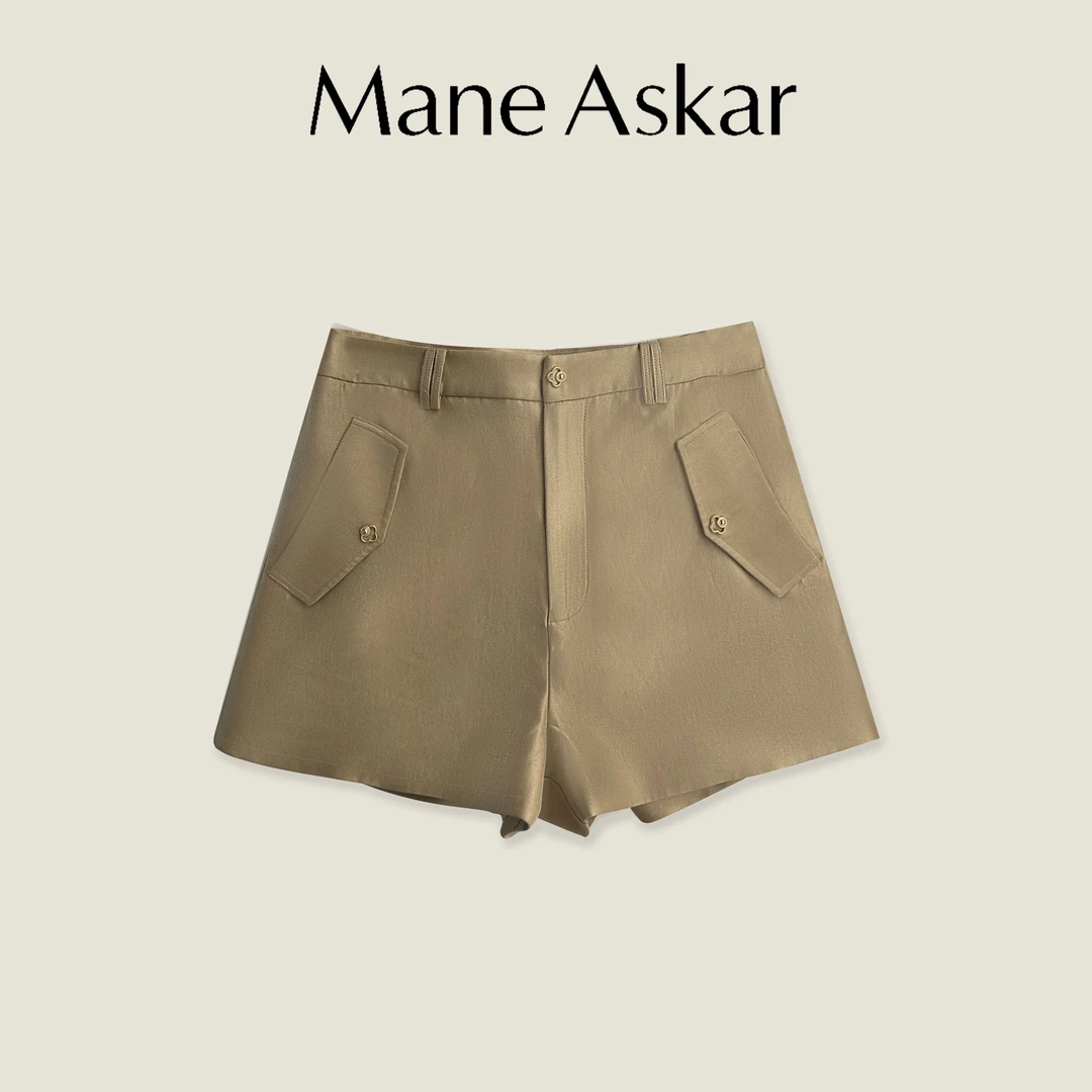 新款休闲舒适工装短裤百搭显瘦女款短裤OK7032