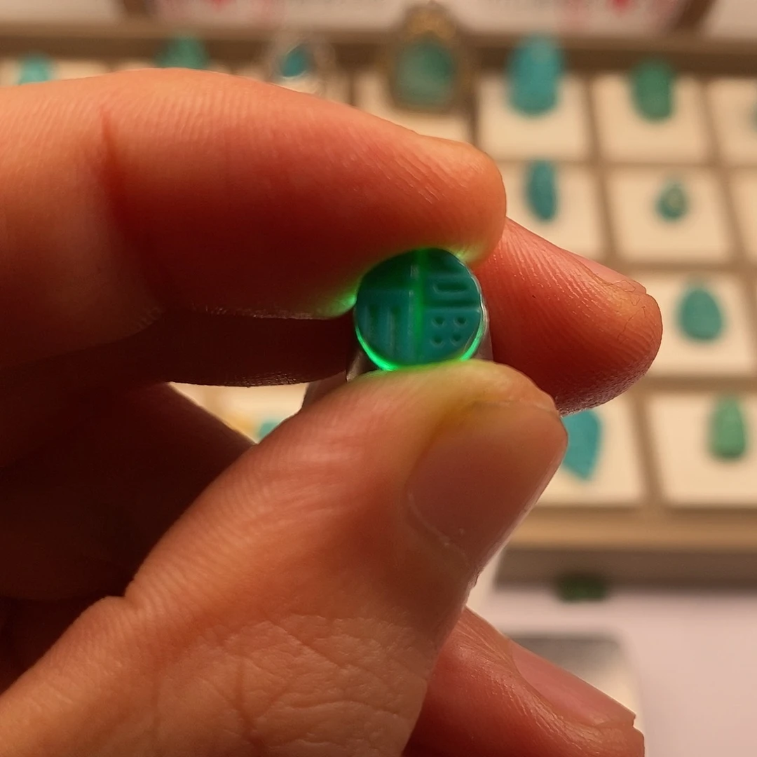 绿松石发饰未镶嵌