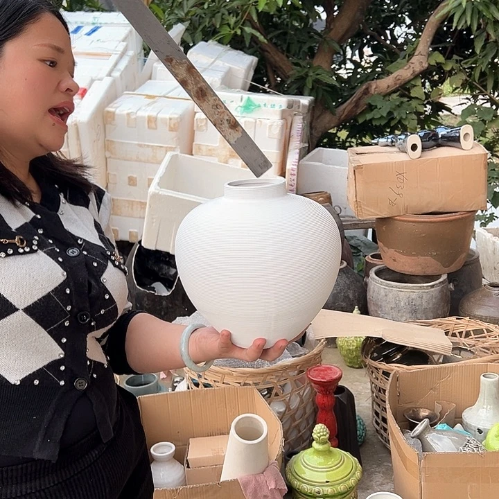 瓶高度23厘米口径7厘米微瑕捡漏