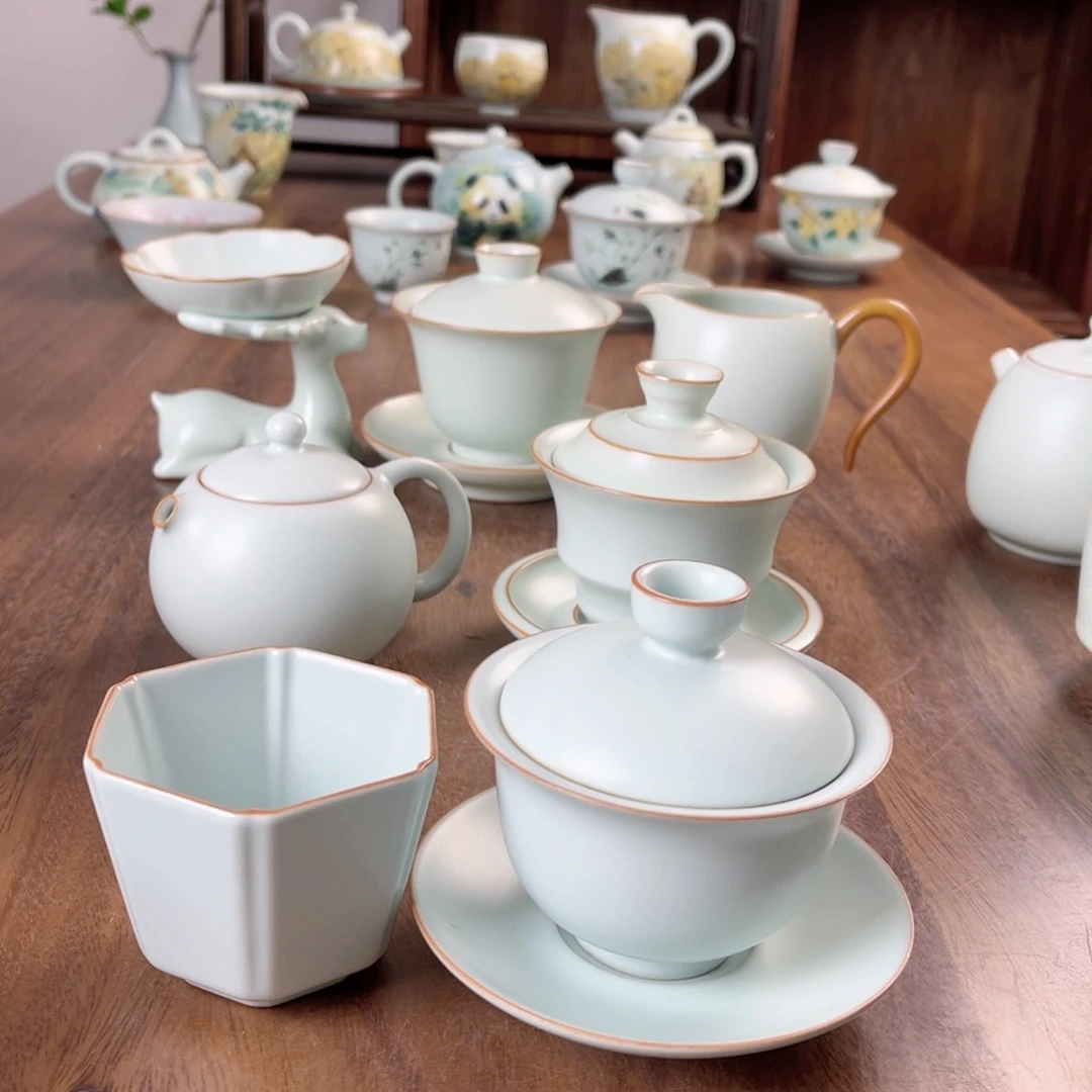 S****✨仙南汝窑天青微瑕小元宝