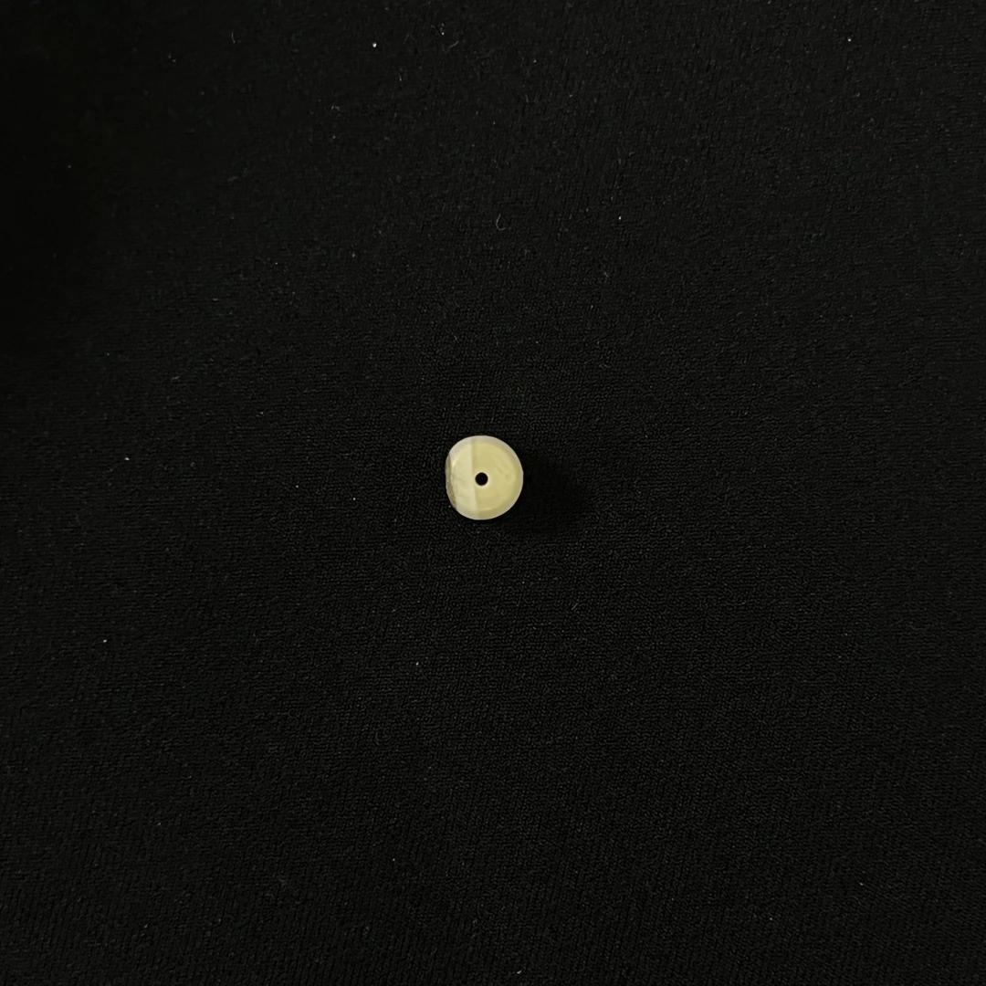 PL217 虎眼桶珠 只做天然猛犸牙 尺寸约10*10mm