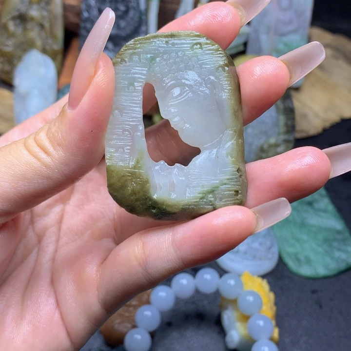 晔***风定制翡翠未镶嵌翡翠