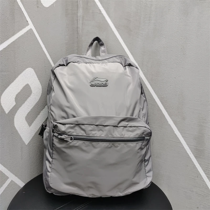 《直播》李宁运动休闲系列户外运动简约背包运动休闲双肩包ABST369