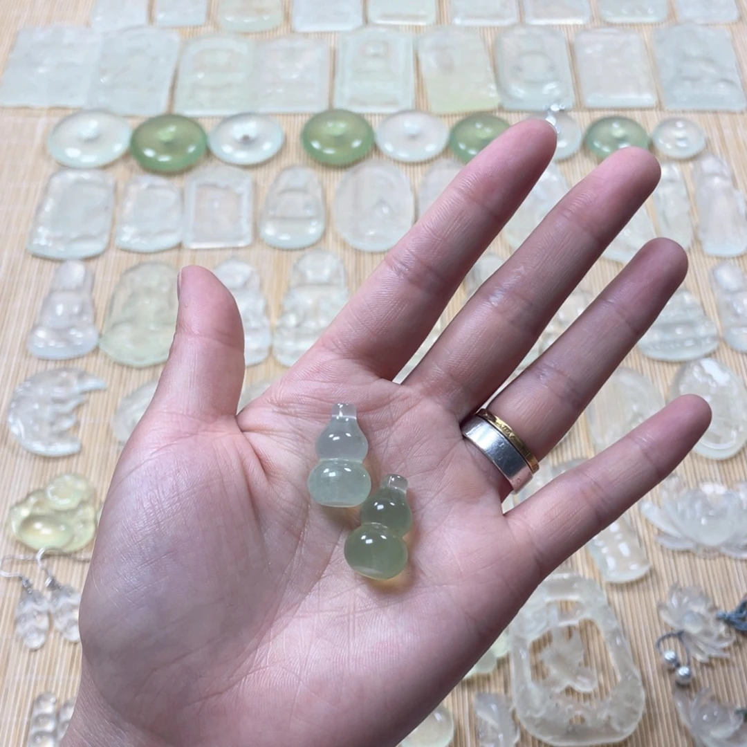 蛇纹石玉未镶嵌多样性随机发一