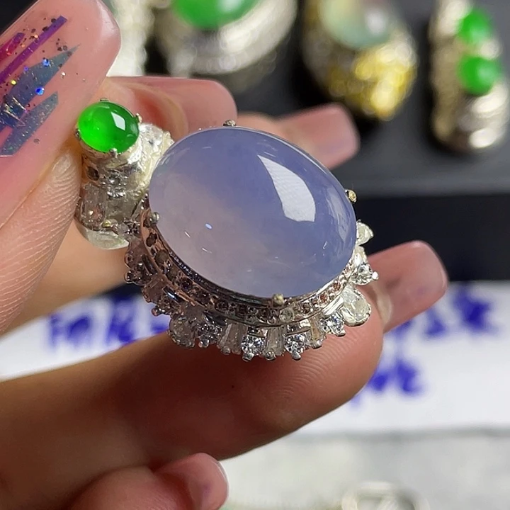 麻***8定制翡翠未镶嵌832255665888