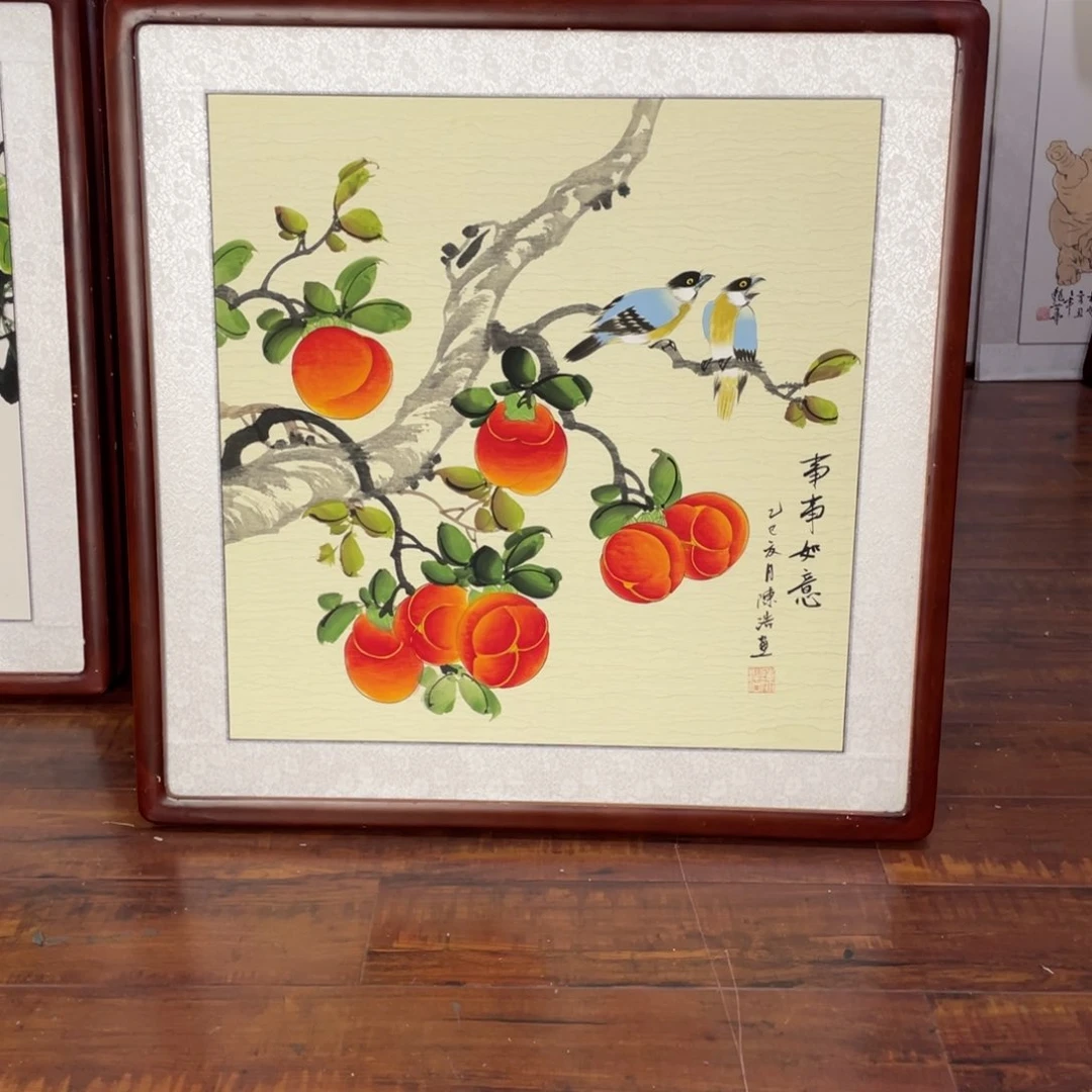 国画带框尺寸63*63厘米