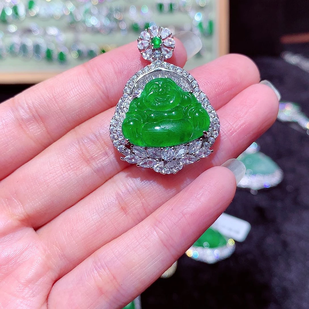 【闪购商品】翡翠吊坠(不含链)未镶嵌