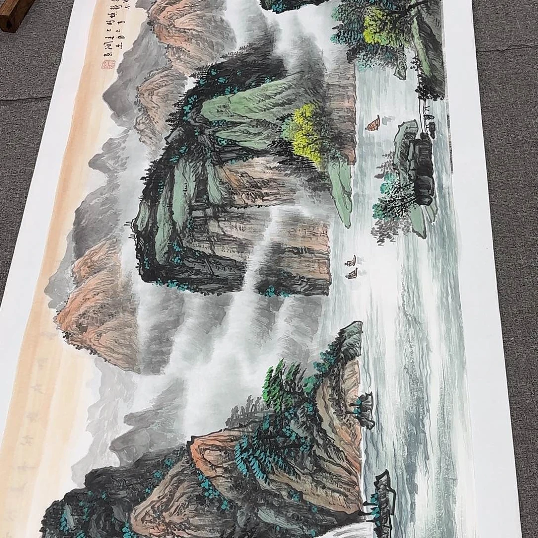 国画国画作品多次入选