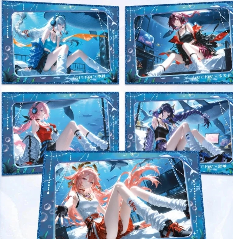 新品《镜花水月》第一弹A5亚克力高清色纸卡牌收藏待拆
