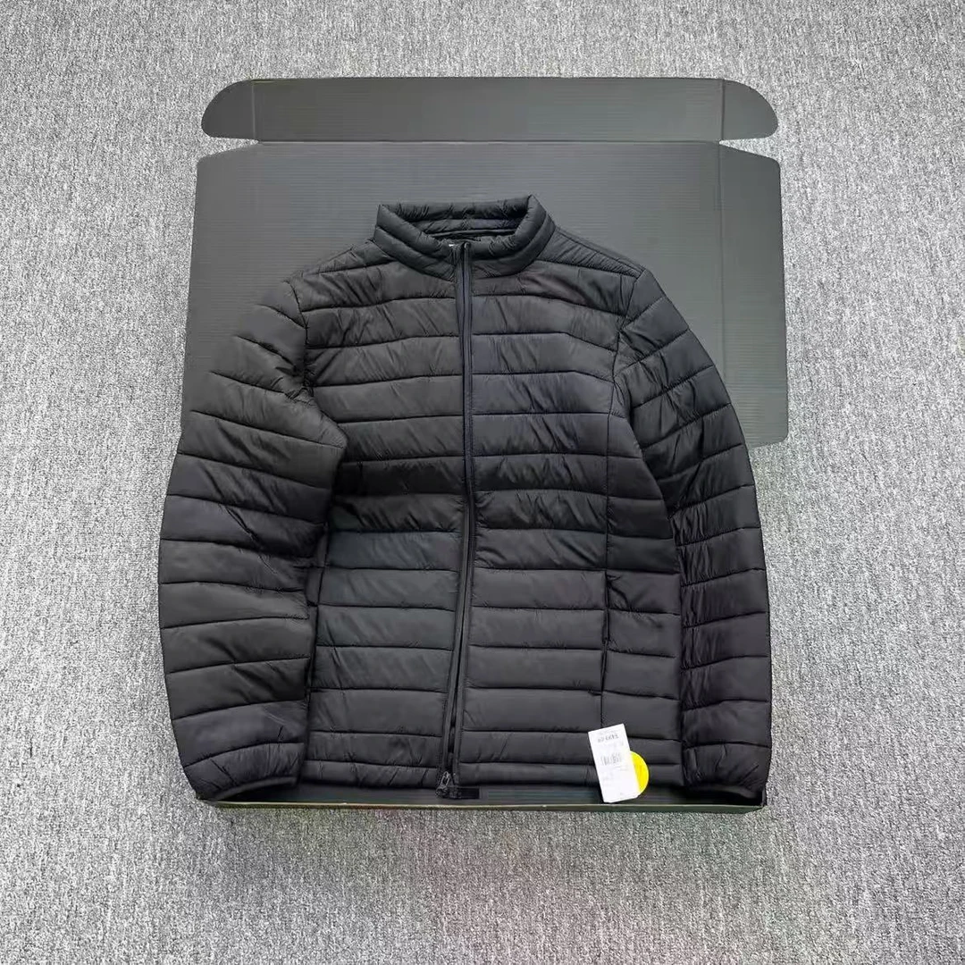 男士秋冬超轻量化 休闲百搭户外轻薄立领棉衣棉服 立体裁剪