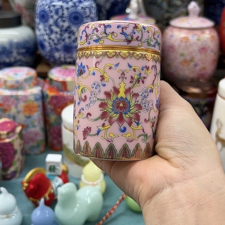 瓷片茶叶罐茶叶罐