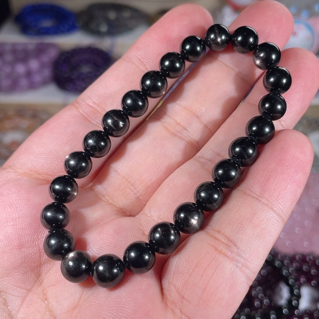 【闪购商品】烟晶手链银S925镶嵌l****i