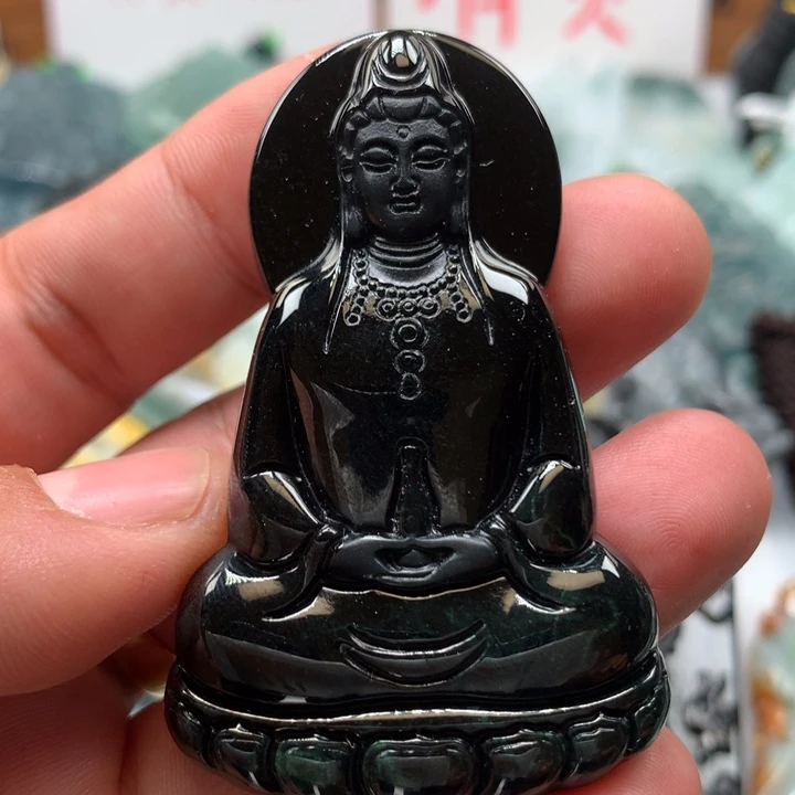翡翠颈饰未镶嵌保真天然A货翡翠