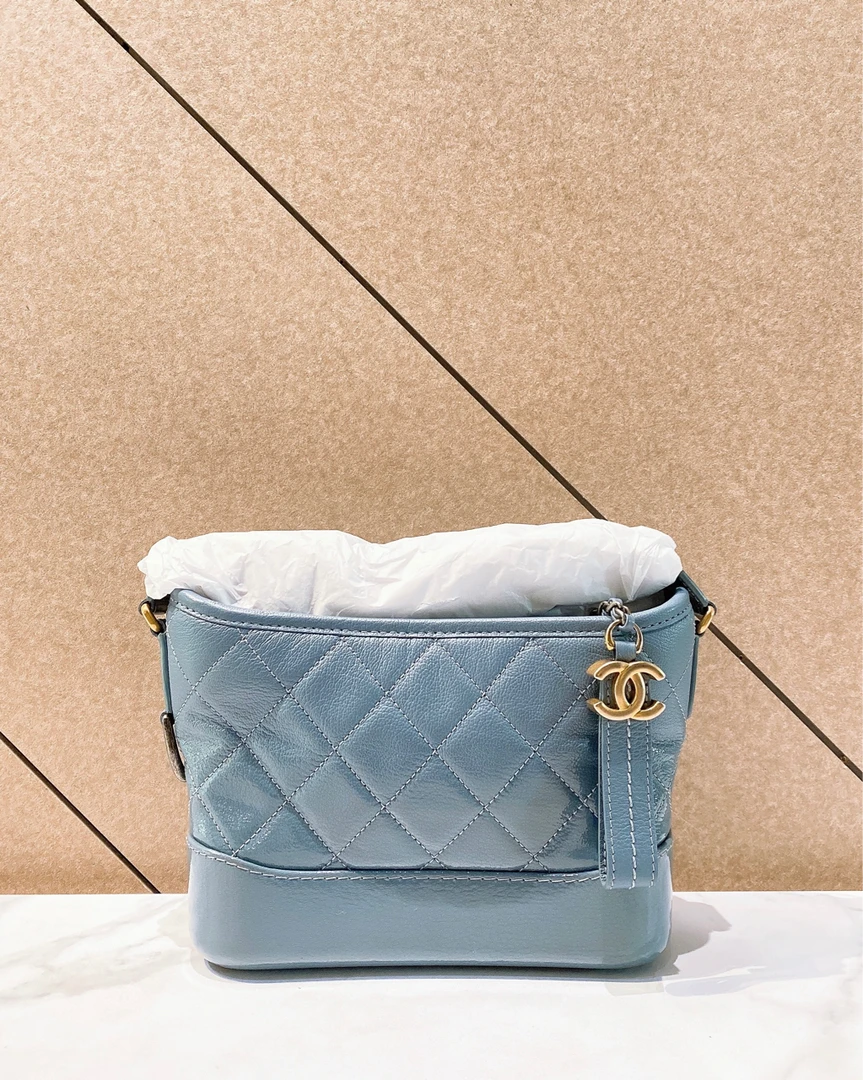 95新 Chanel/香奈儿 帝爵鹏哥直播专享/蓝色小号流浪包
