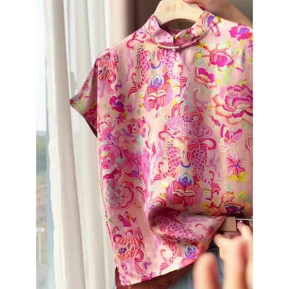 禅意风新中式气质中国风年轻款改良唐装独特女2025夏季新款上衣女