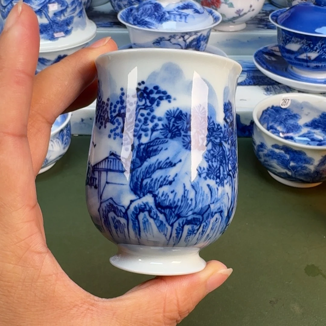 景德镇纯手绘茶具圆圆205
