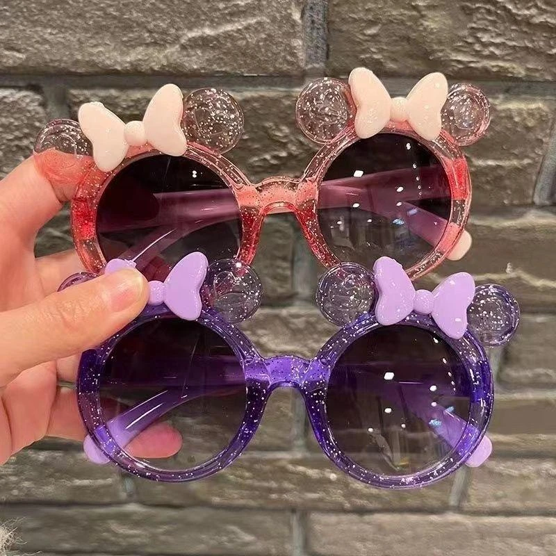 儿童墨镜卡通米奇女宝宝可爱太阳镜女孩洋气超萌女童装饰眼镜遮阳