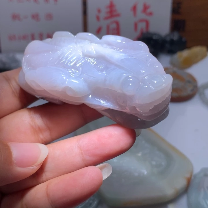 翡翠未镶嵌颈饰保真天然A货翡翠