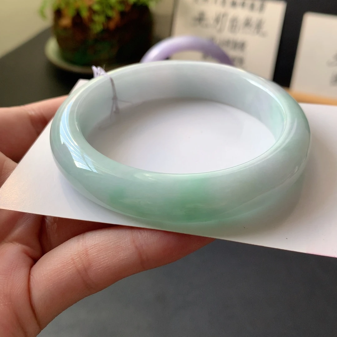 翡翠未镶嵌手镯11号57-12.4-9