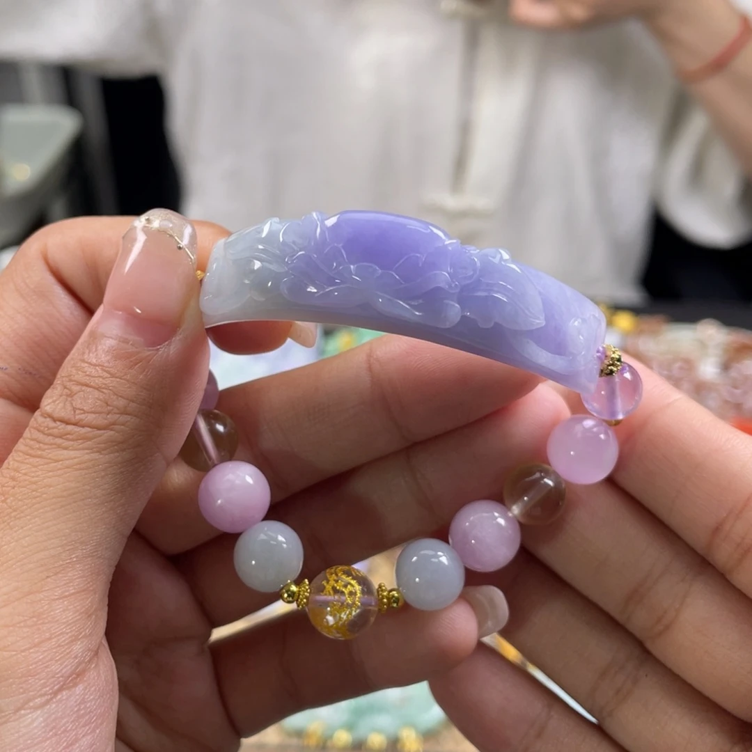 未镶嵌手链翡翠代编织