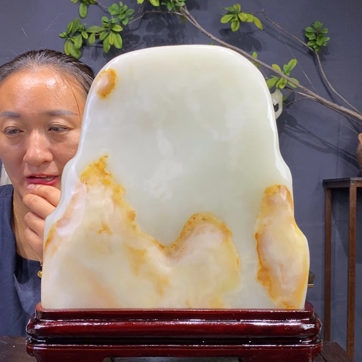 石材伊朗古青石摆件