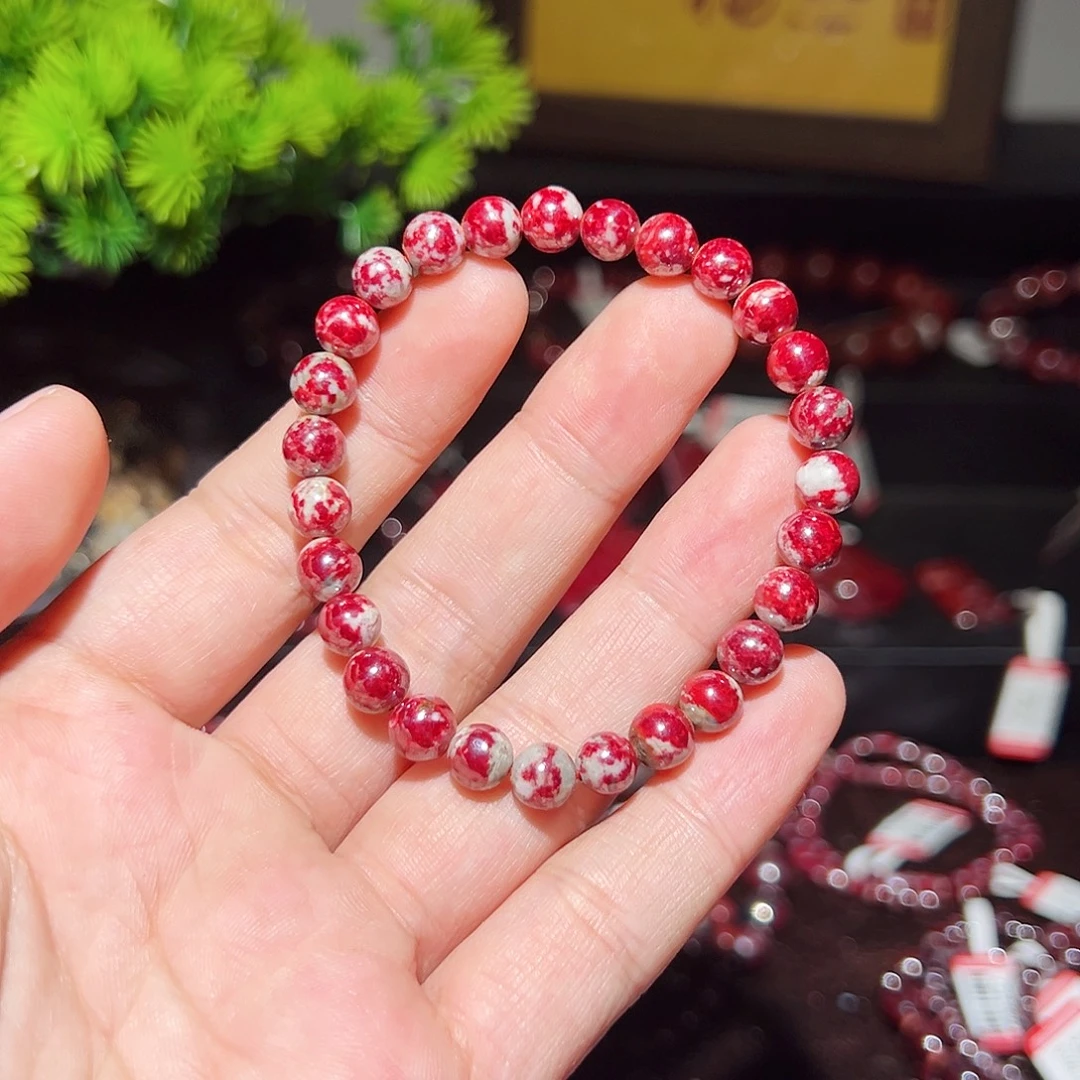天然辰砂纯天然手串