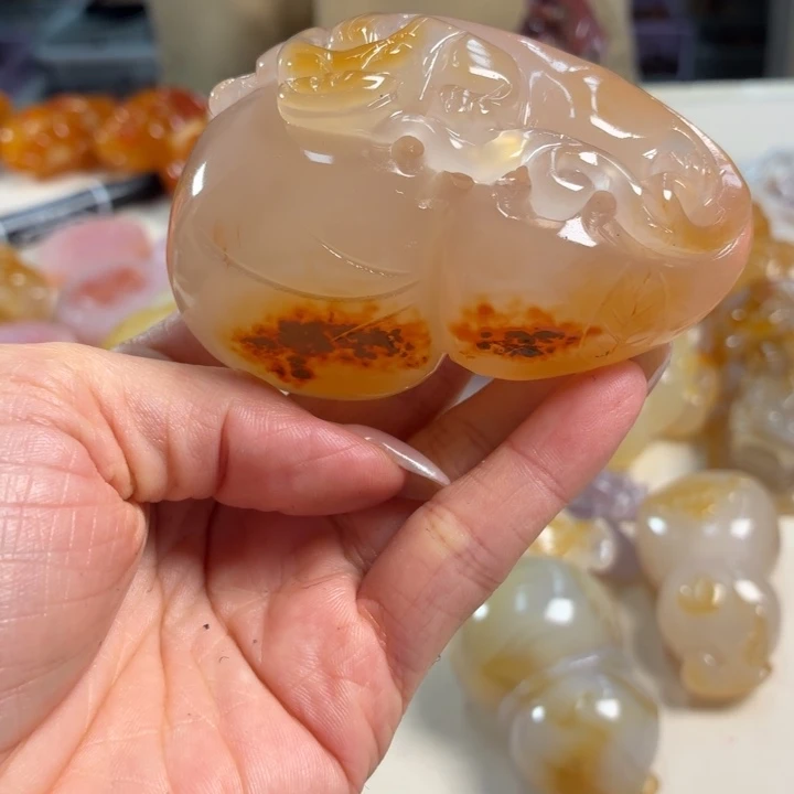 玛瑙/玉髓未镶嵌吊坠(不含链)