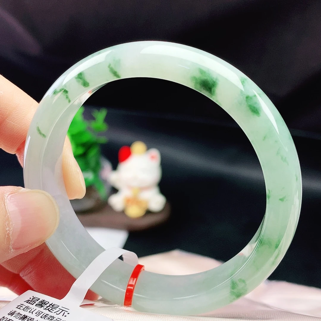 未镶嵌手镯翡翠53+圈