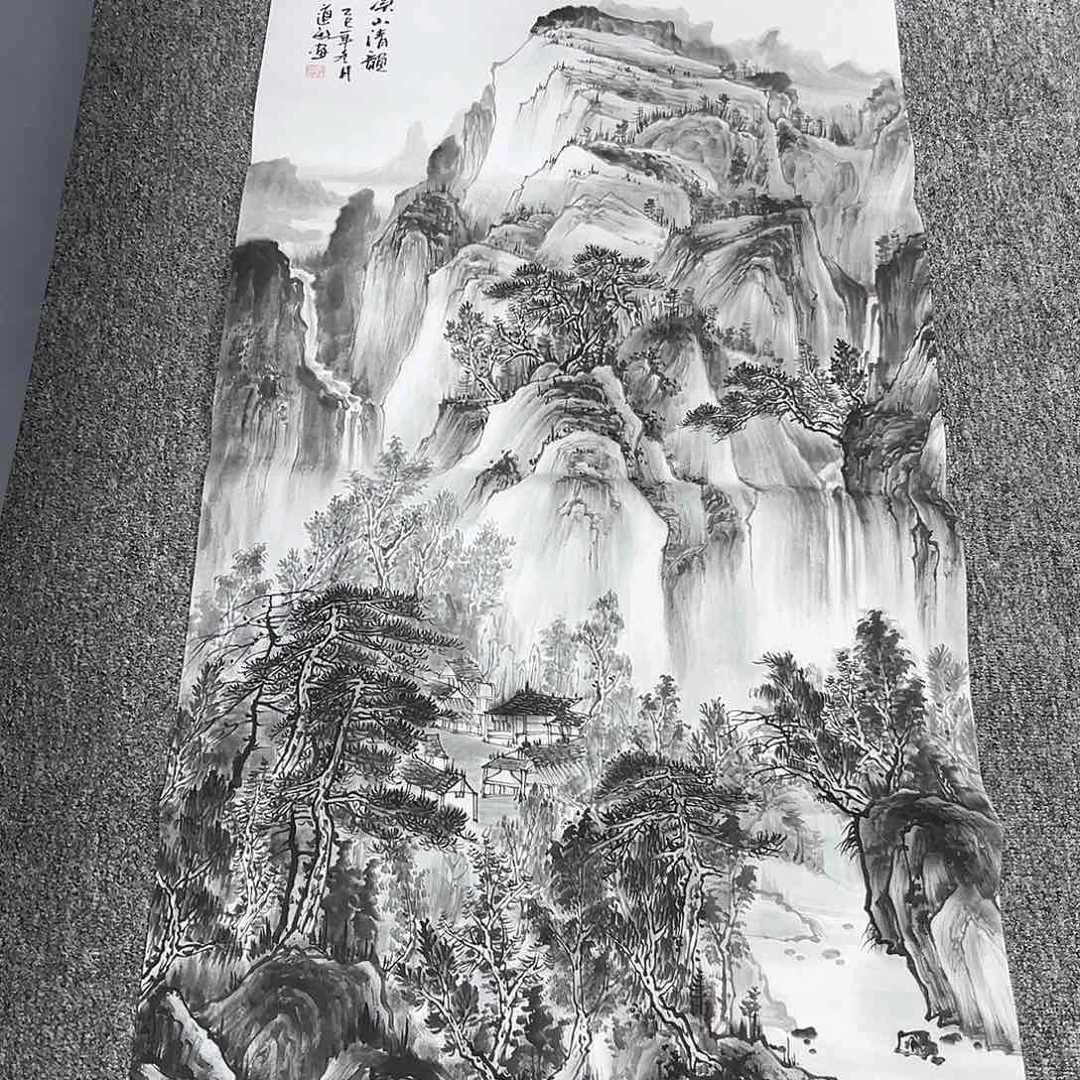 国画纯手绘字画教程分享