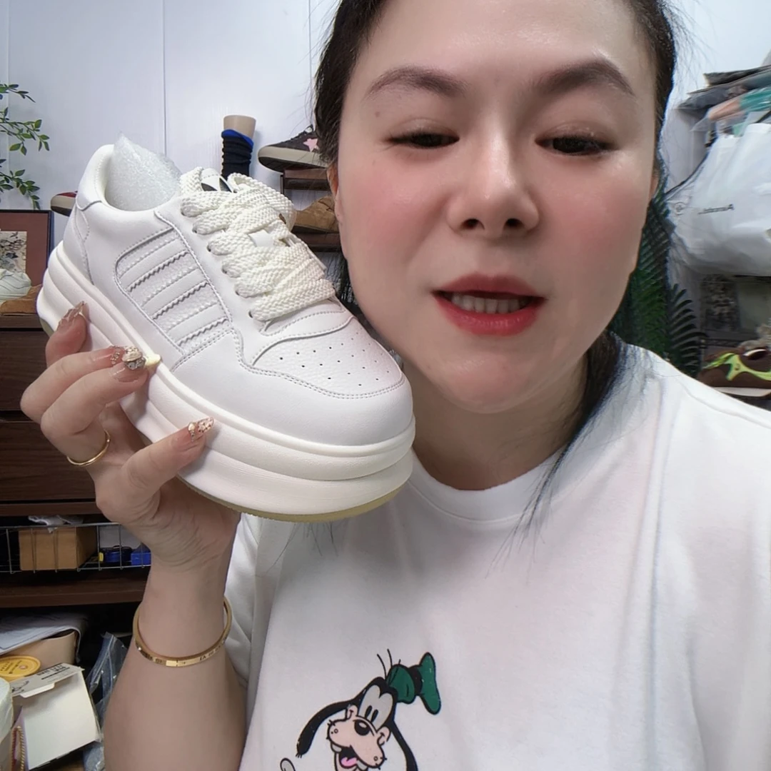 黄牛剖层皮革松糕鞋你说了一声啊不给回我