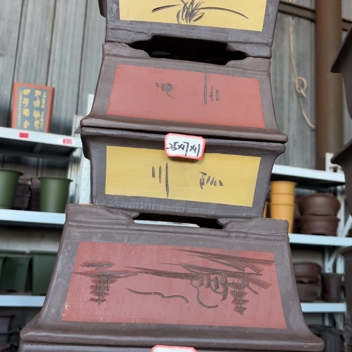 紫砂花盆             100-5