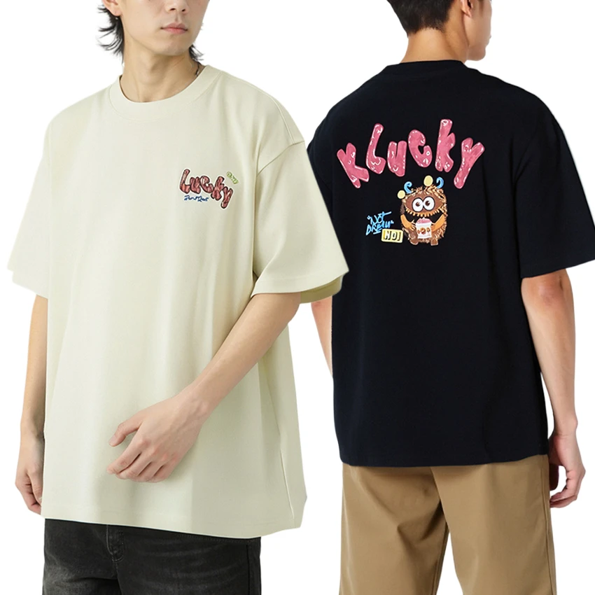 YTL-英婷灵休闲舒适时尚百搭印花圆领短袖T恤