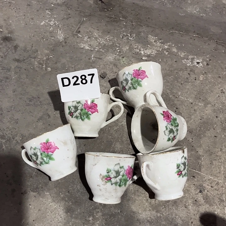 盘八九十年代高岭土盘碗碟有矿点D287