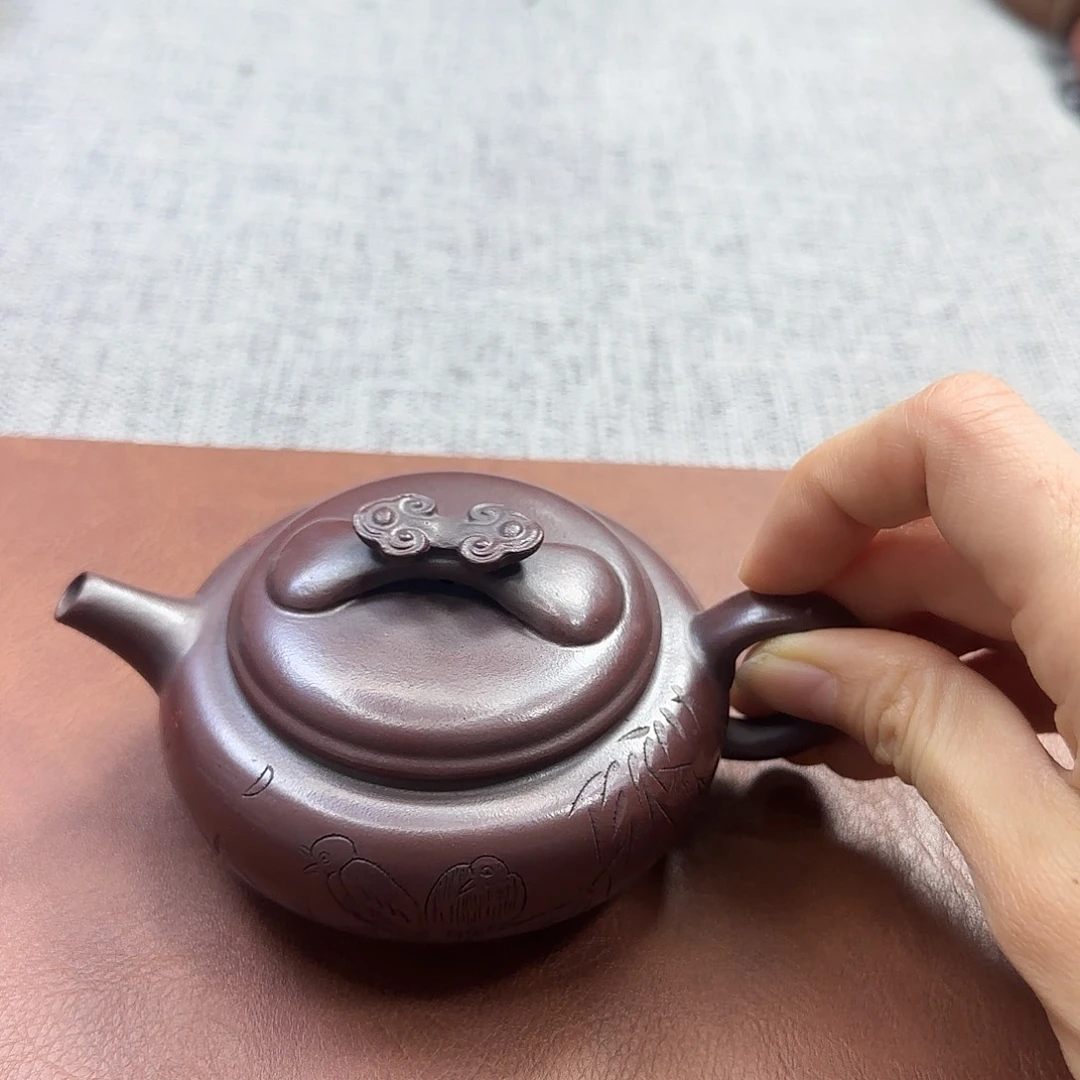 紫砂茶壶民间手艺人全手工制作