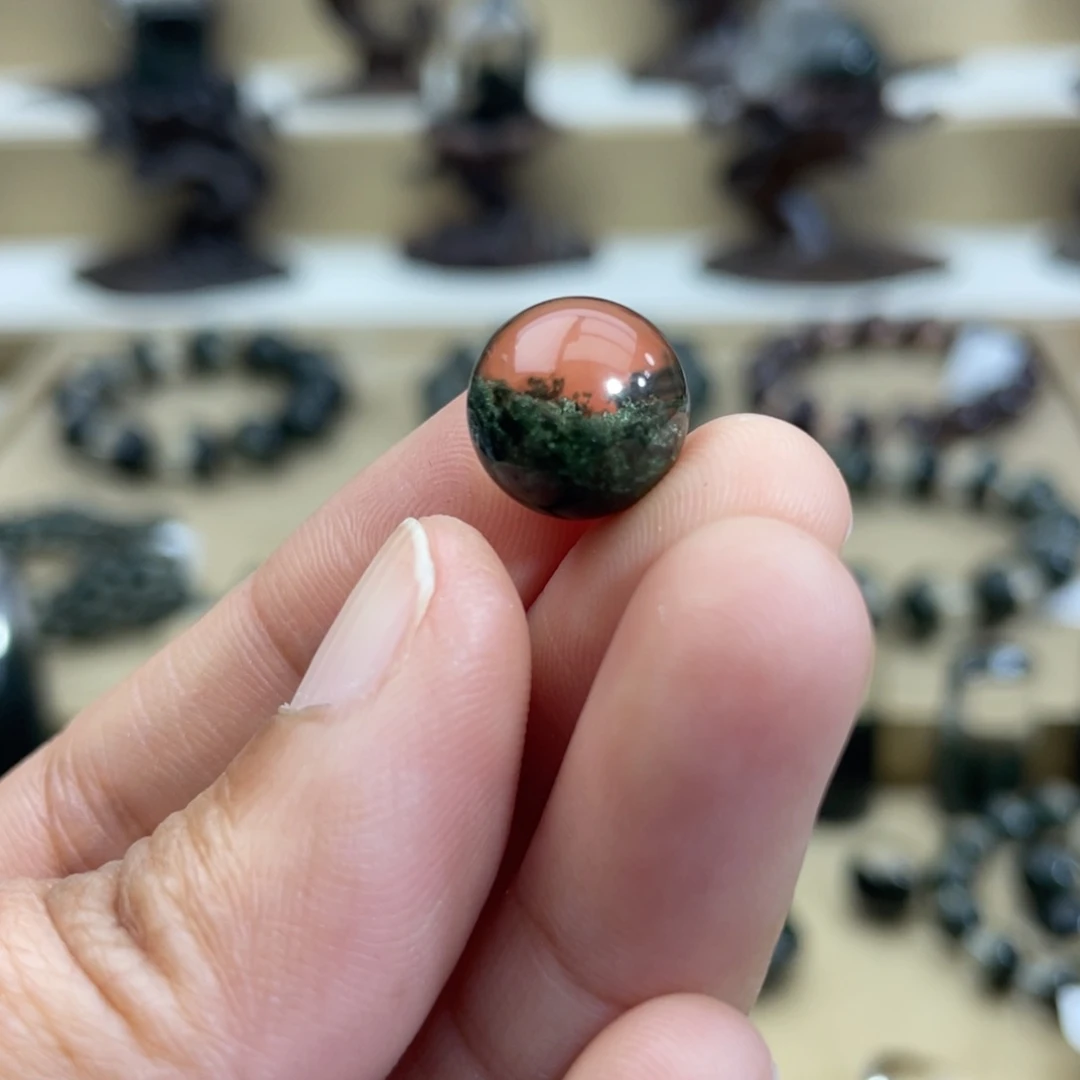 水晶吊坠(不含链)未镶嵌宝*绿幽灵单珠定制不退换