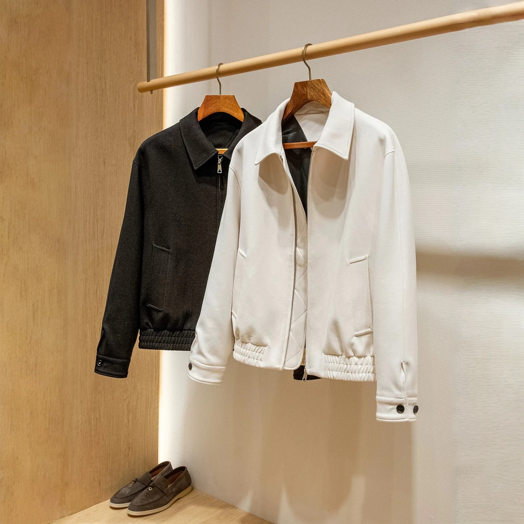 TOM FFIOR【B*V-6380】都市休闲风夹克透气时尚百搭翻领外套6449