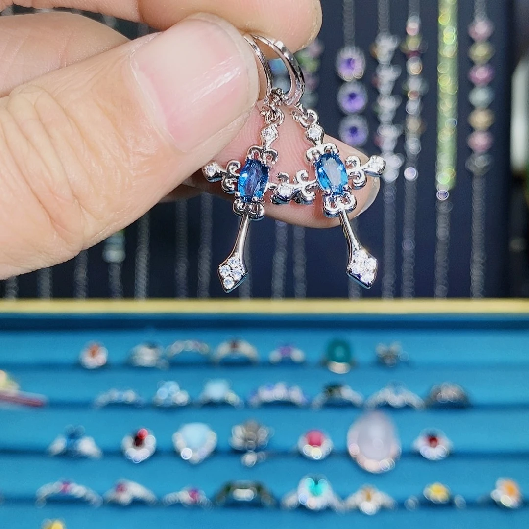 紫晶珠宝半成品银S925镶嵌