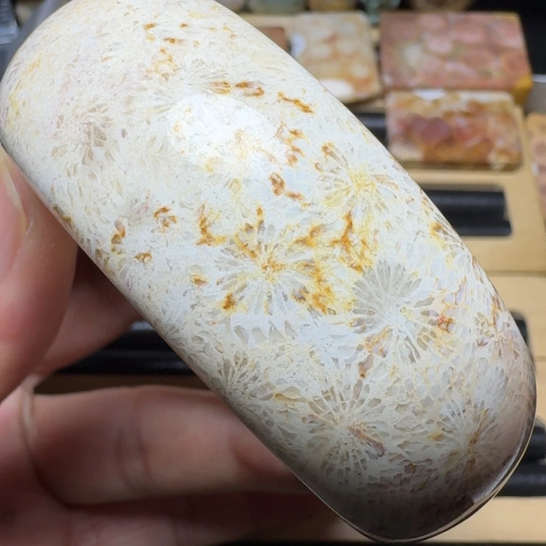 硅化玉纯天然色有机玉石未镶嵌58.5圈口