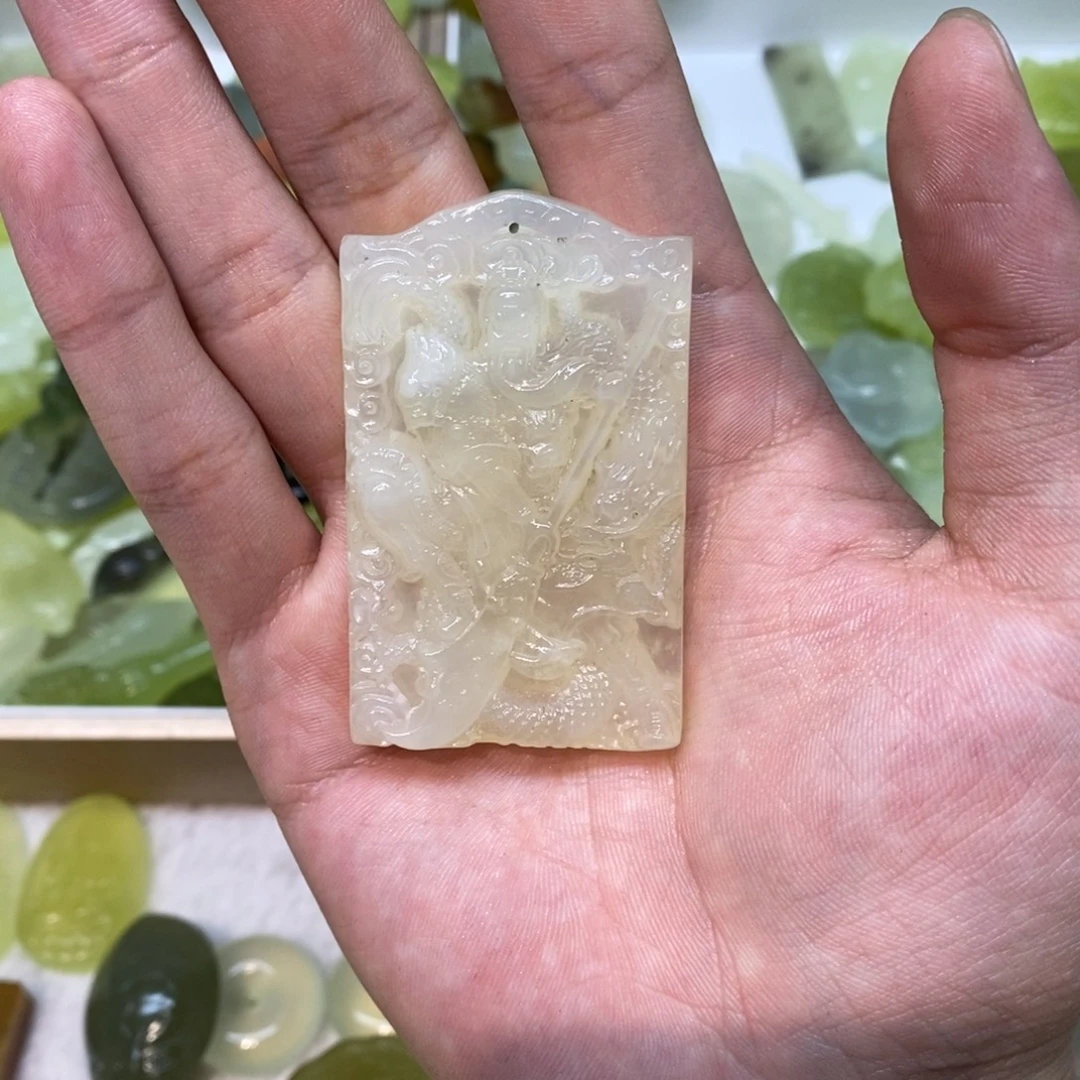 岫玉未镶嵌吊坠(不含链)